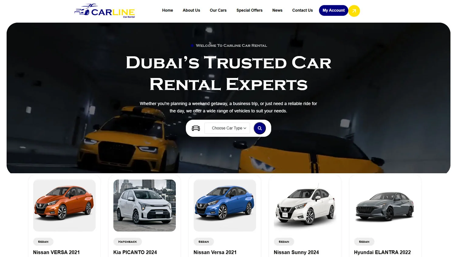 Carline Car Rental project