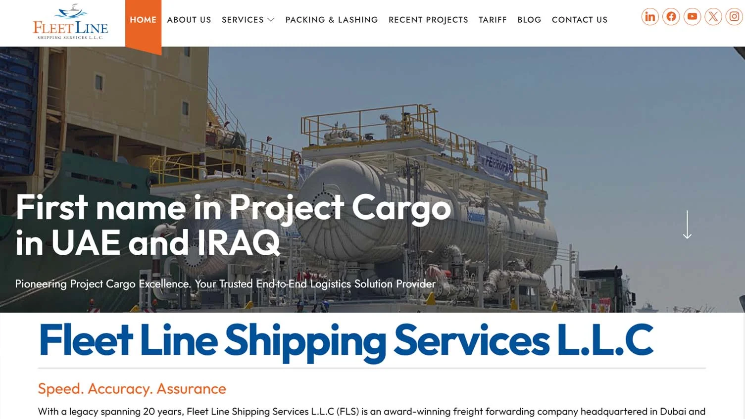 Fleet Line Shipping Services project